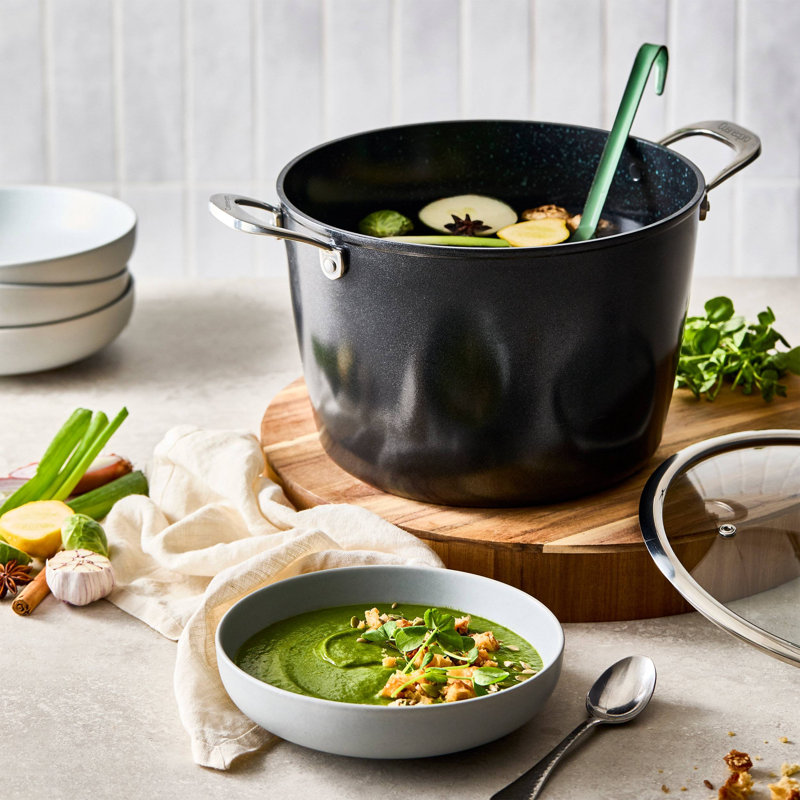 Cuisine::pro® GREEN STONE 8.5 Qt. Stockpot with lid