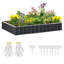 Outsunny 645L Metal Raised Garden Bed, No Bottom, 258cmx90cm
