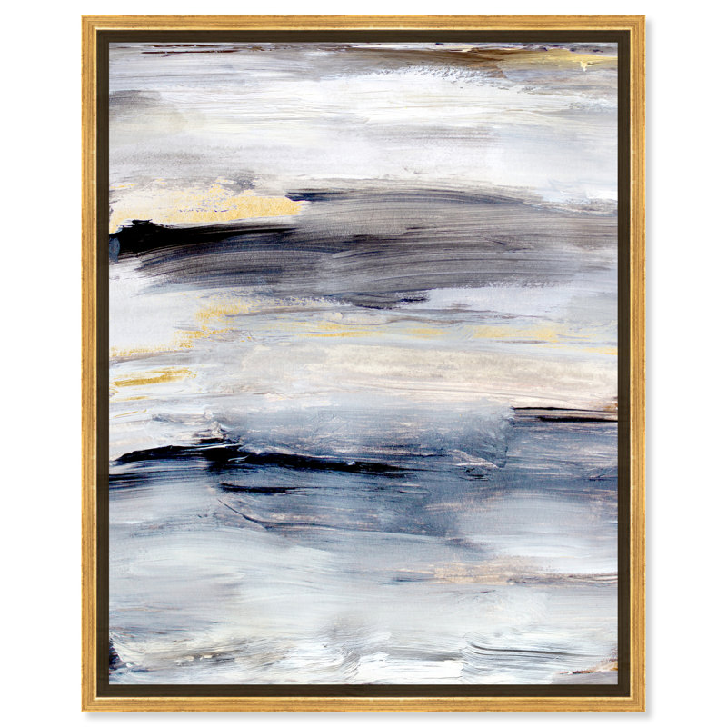Pacific Waves Painting, Wrapped Canvas, 20" H x 16" W