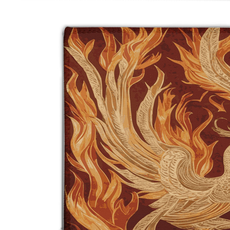 Tapis d'intérieur et d'extérieur brun français, Rectangle 4pi x 6 pi