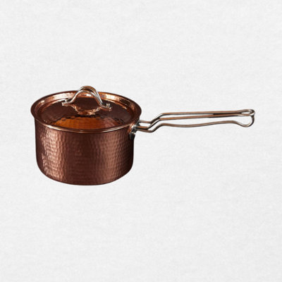 Copper Saute Pan with lid, 3 quart