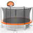 AOTOB Round Backyard Trampoline with Safety Enclosure