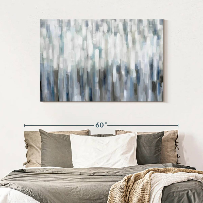 Avery Silver Rain, 32" H x 48" W