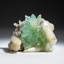 Green Fluorapophyllite from Pashan Hill Quarry, Poona District, Maharashtra, India