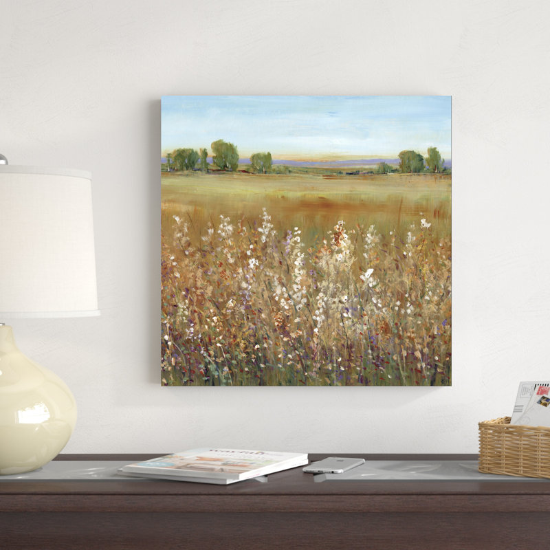 Abondance de fleurs sauvages II, H 20 po x l 20 po, Non, Toile tendue