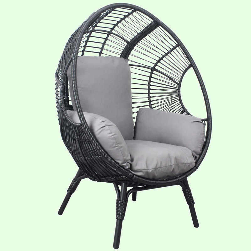 Corderro Upholstered Side Chair, Gray, Black