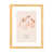 Toile avec cadre en bois beige n'est pas disponible