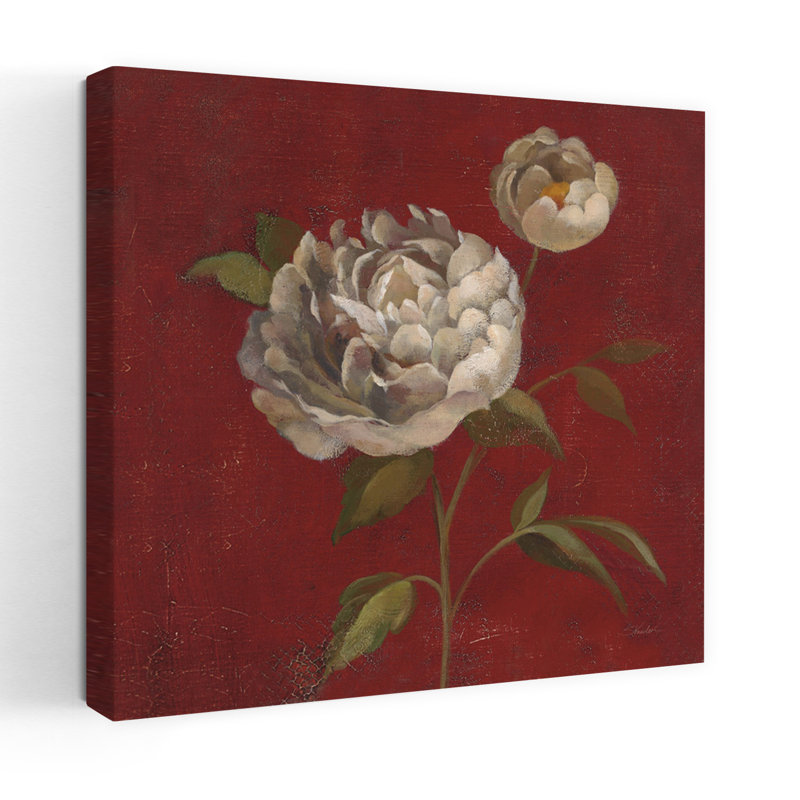 Pivoine fleur de pivoine contemporaine, H 18 po x l 18 po