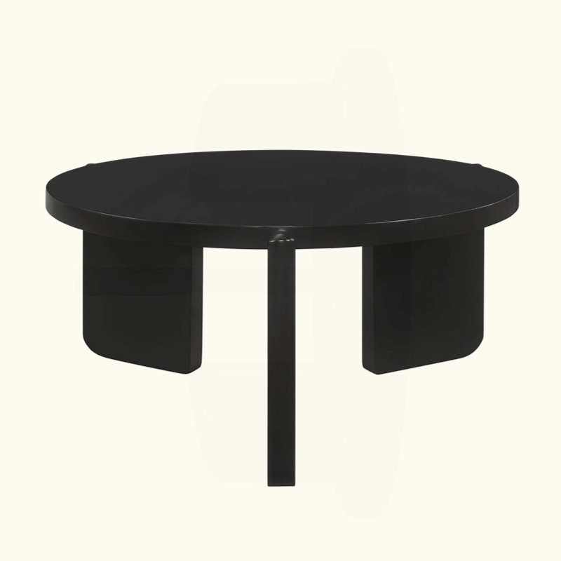 Table basse ronde en bois