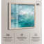 Art mural abstrait vert et bleu Shadowbox par Art Remedy-115132110-115132112