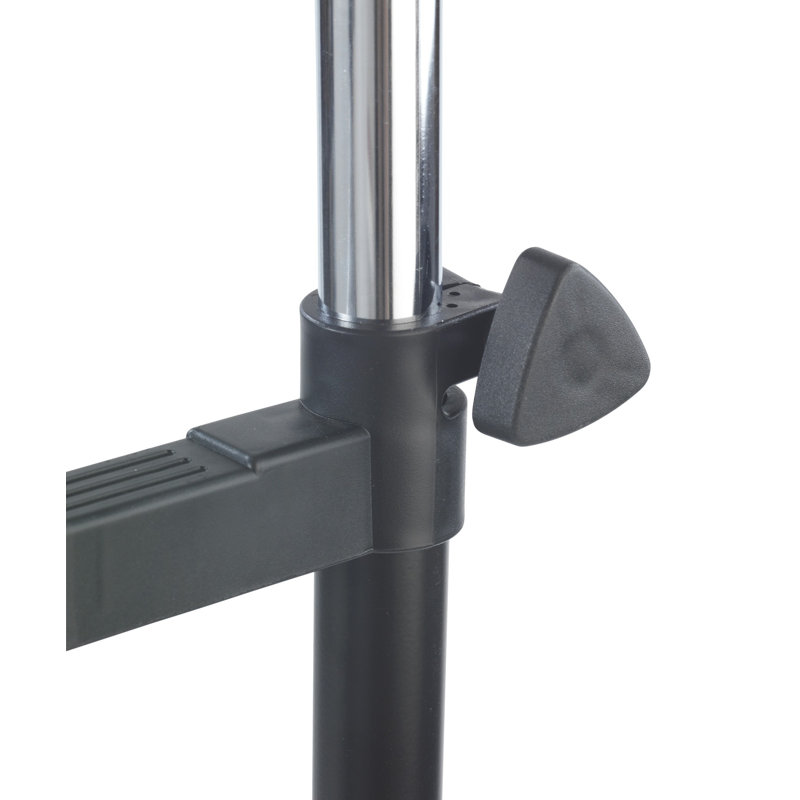 89.5cm Adjustable Rolling Clothing Rack