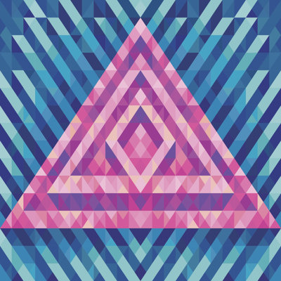 Thurber Geometric Pattern - Wrapped Canvas Print