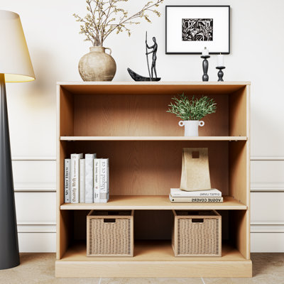 Adam Woodgrain Bookcase Doorless Storage Cabinet