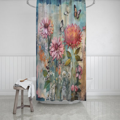 Sharie Floral Shower Curtain