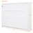 Full Size Murphy Bed Wall Bed,White-152857361-152857360