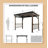 Outdoor BBQ Gazebo 6.5x12FT Hardtop w/ 2 Side Shelves, Steel Roof & Ceiling Hooks for Patio, Backyard-112309250