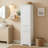 Modern Stylish Tall Bathroom Storage Cabinet Linen Cabinet with a Cabinet and Two Drawers-1176030806