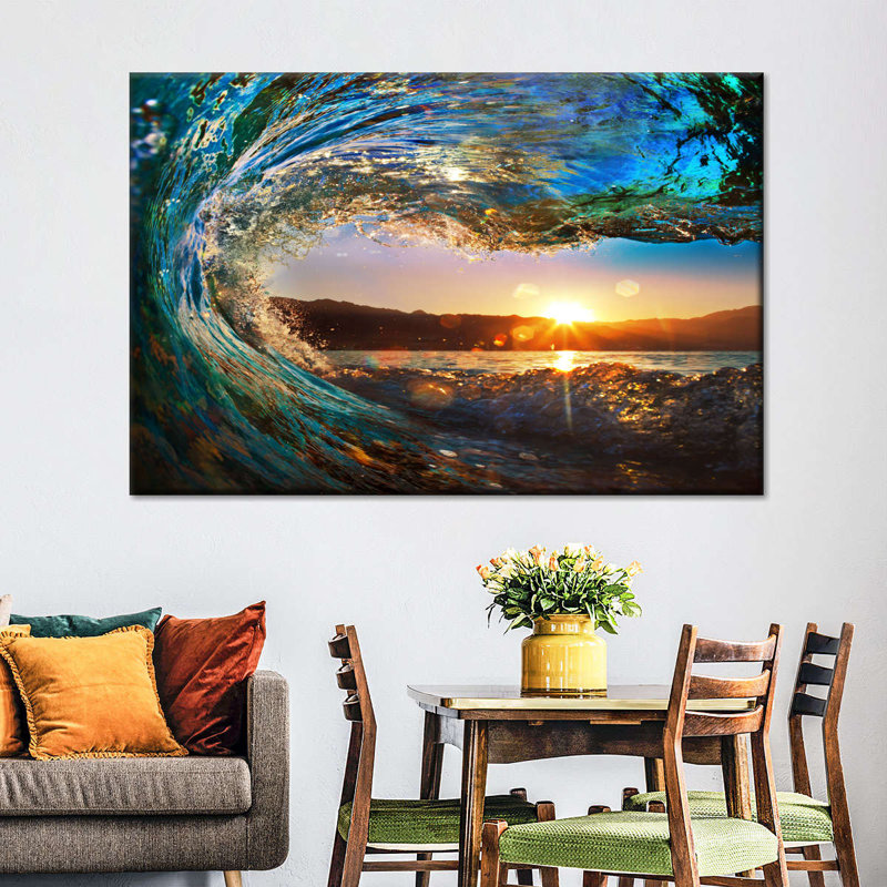 «Ocean Wave», reproduction sur toile, L 32 po x H 48 po