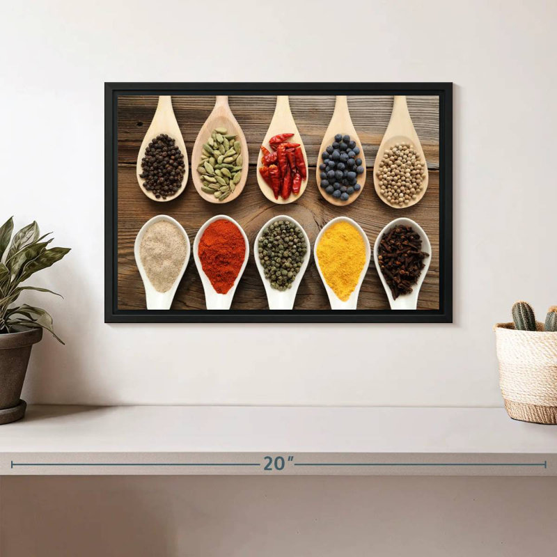 Yarlin Spices, 9" H x 13" W
