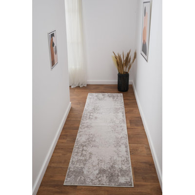 RUNNER Demariona Abstract Plain Weave 60cm X 110cm Area Rug