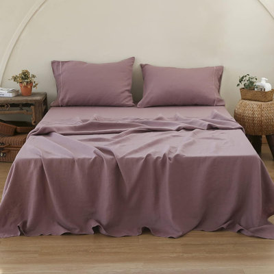 Ensemble de draps 100% lin pur