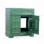Meuble-lavabo de salle de bain avec lavabo, un tiroir basculant, trois tiroirs, une tablette de porte, une porte à fermeture douce-115688473