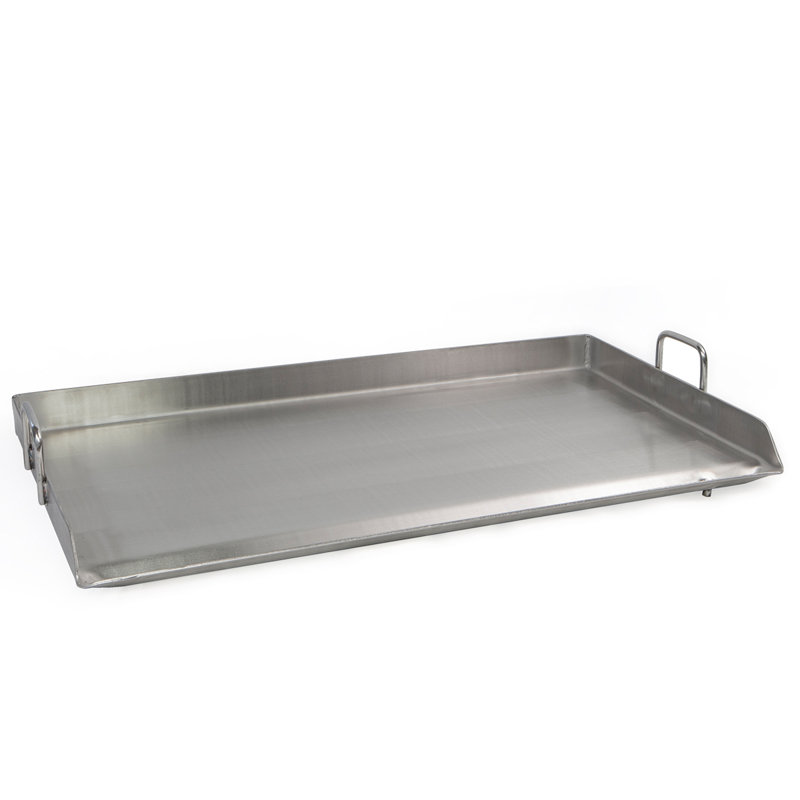Plaque chauffante universelle en acier inoxydable, Argent