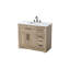 Meuble-lavabo simple 42 po en chêne naturel-694370432