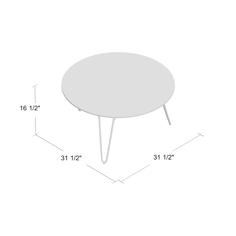 Table basse Masami, Chrome