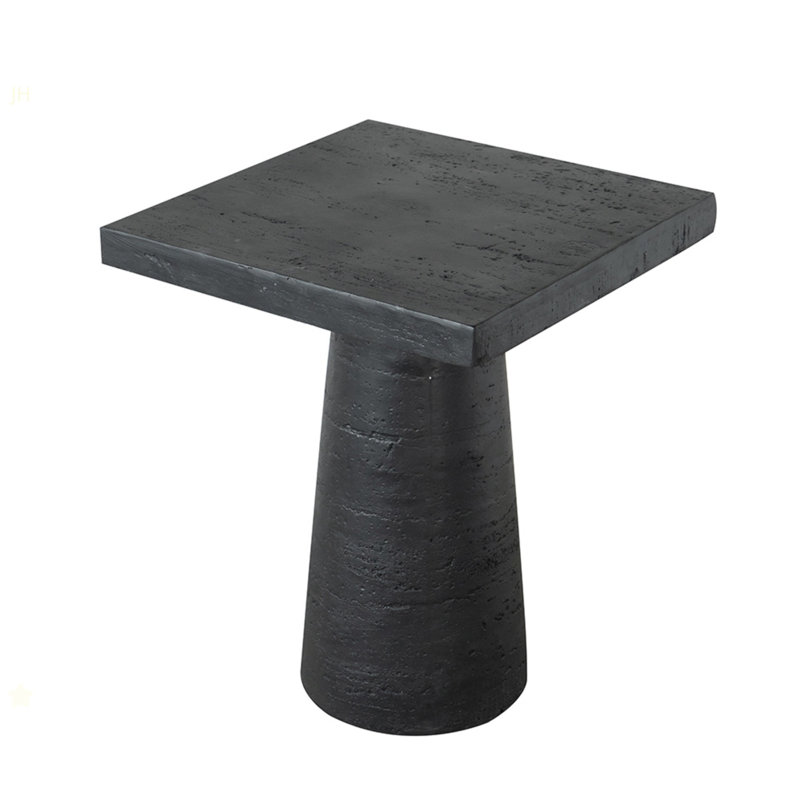 Table d'appoint carrée 20 pi x 20 po x 24 po avec base piédestal