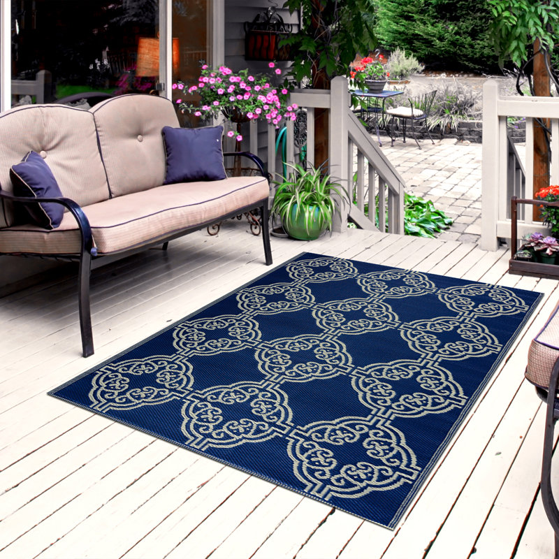 Baljeet Oriental Indoor / Outdoor Rug, Rectangle 8' x 10'