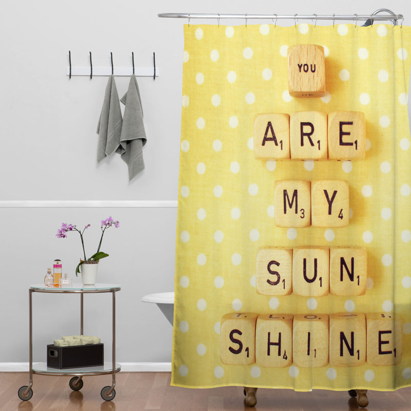 Rideau de douche simple you is my soleil