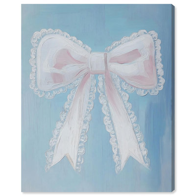 Lace and Ribbon Canvas Print Fashion Art by Art Remedy