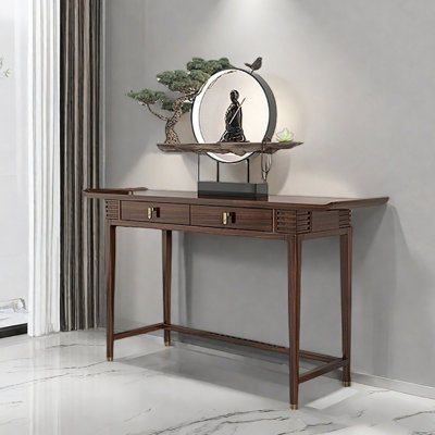 New Chinese Style Solid Wood Console Table