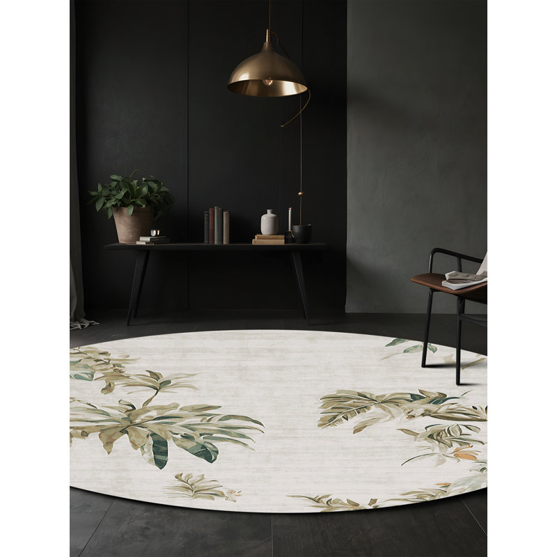 Tapis gris soyeux et moelleux, Rectangle 7 pi x 9 pi