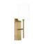 Barbara Barry Key Bathroom Bedroom Wall Fixture With White Linen Shade-317806891-317806892-317806888