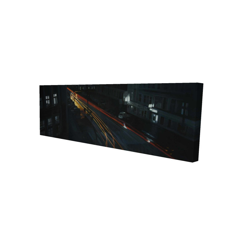 Downtown - Black Cities Canvas for Stylish Home Decor