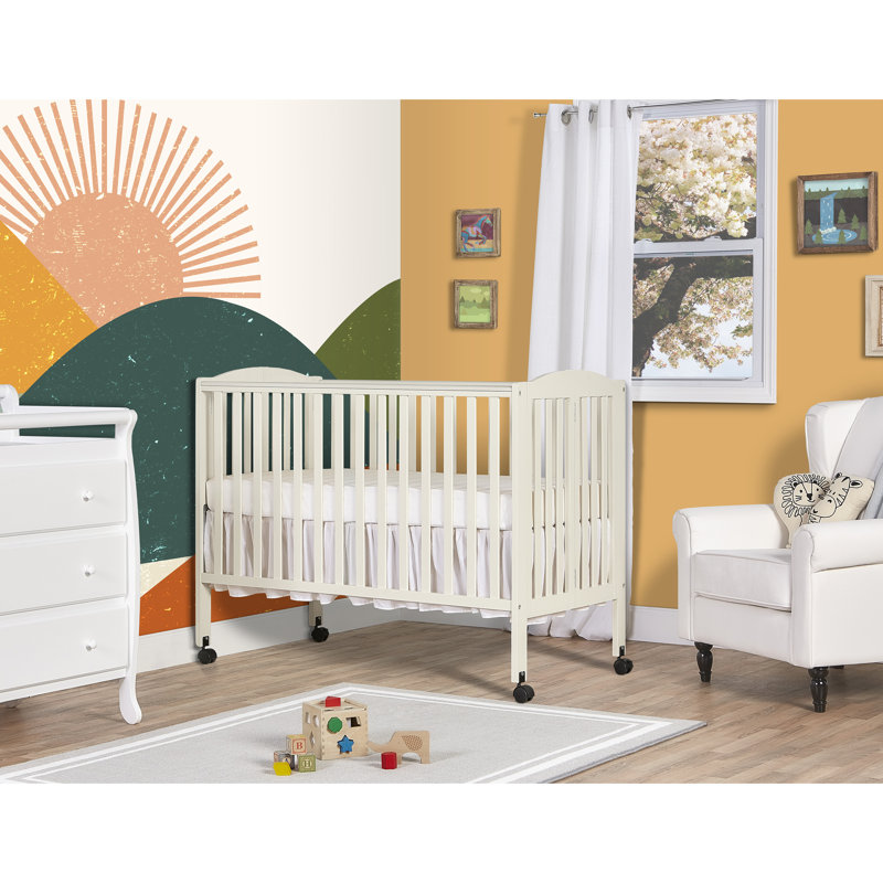 2-in-1 Standard Convertible Crib, French White