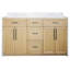 Ensemble de meuble-lavabo double 60 po Akalya-862268986