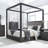 Eloise Upholstered Canopy Bed-876453698-840635617