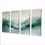 Fading Light Gradient Foret Landscape I - Lumière - Art mural traditionnel pour le salon-350213516-350213505