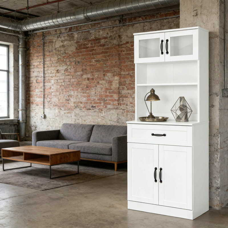 Coffee Cabinet,Tall Storage Pantry,Buffet Cabinet