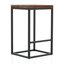 Tabouret de comptoir en bois massif de 25 po
