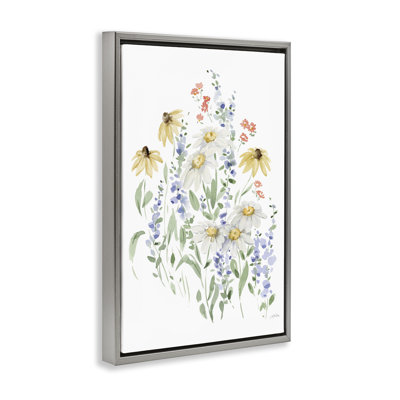 Toile flottante encadrée «Soft Summer Garden» par Katrina Pete