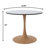Hallett Round Dining Table With MDF Table Top And Steel Pedestal Base For Modern Kitchen And Dining Room-1101635815-1099531406