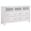 Ensemble de chambre avec très grand lit californien 4 pièces Kilwin - blanc-107281349