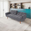 Marumsco 3 Seater Linen Sofa Bed