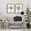 «Eucalyptus Herb Vases», ensemble de 2 toiles flottantes encadrées, design par Carol Robinson-1338100916-1338100923