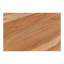 Console, bois de teck massif rectangulaire avec structure en fer et deux tiroirs, naturel