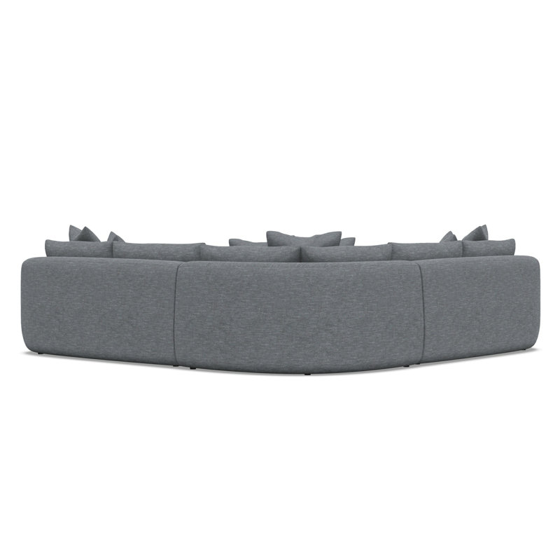 Jules Fabric 3 Pc Sectional, 5555-011